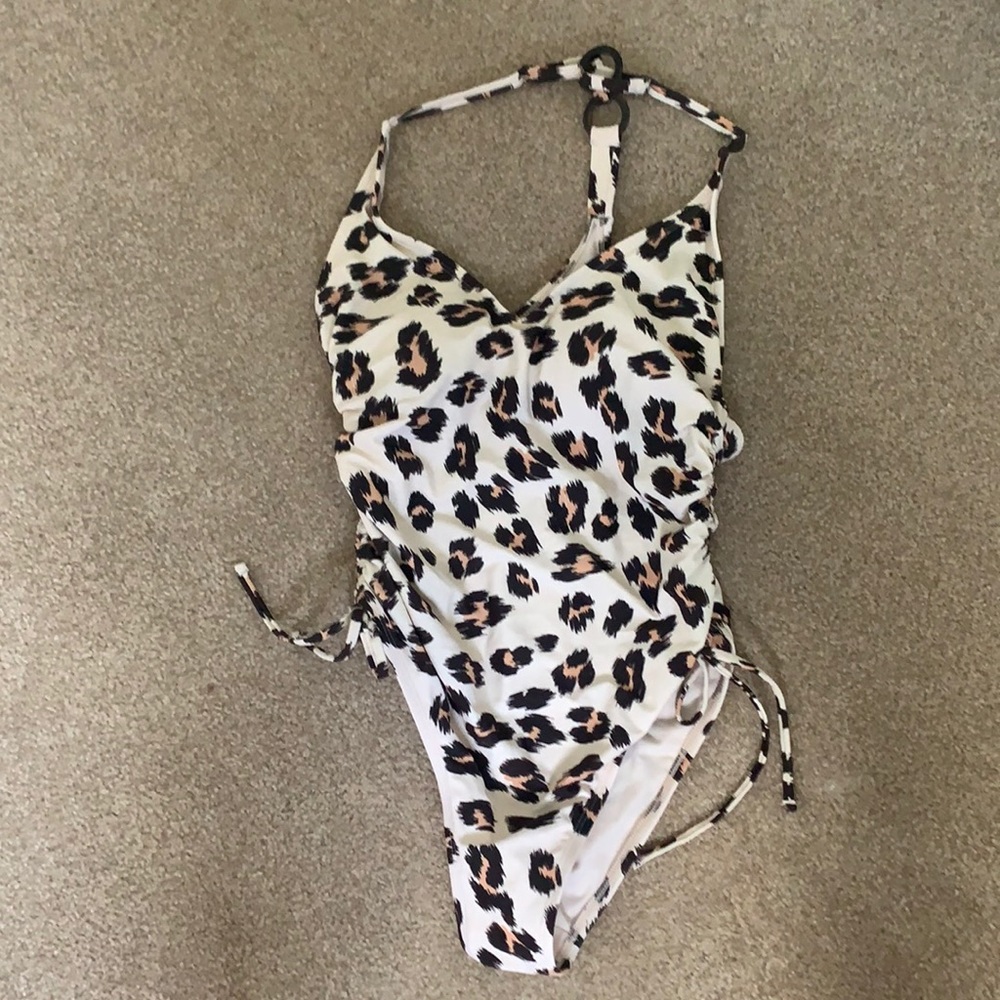 Leopard print one piece